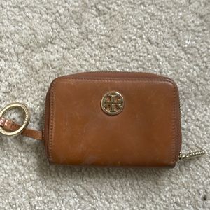 Tory Burch Wallet Brown/tan with gold.
